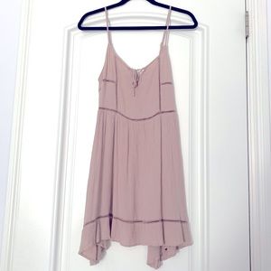 Divided Pink Boho Dress